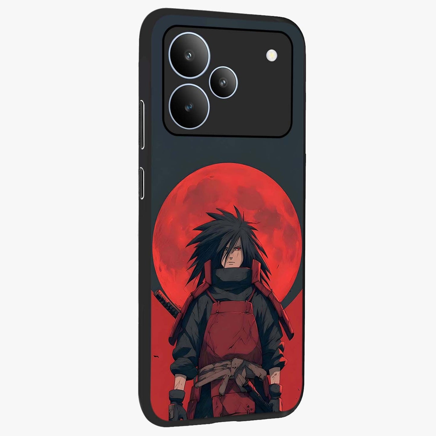 Crimson Moon Warlord Glass Case upright view showcasing powerful warlord artwork with dark celestial theme.