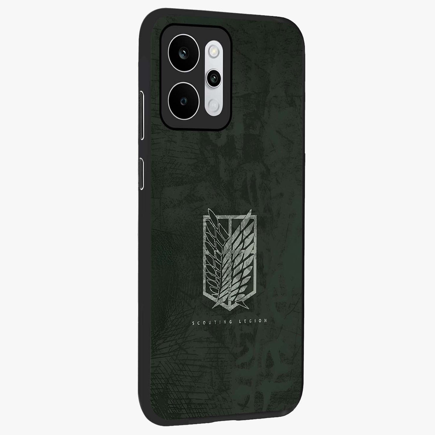 Wings Of Freedom Glass Case upright view showcasing powerful wings artwork with freedom themed design.
