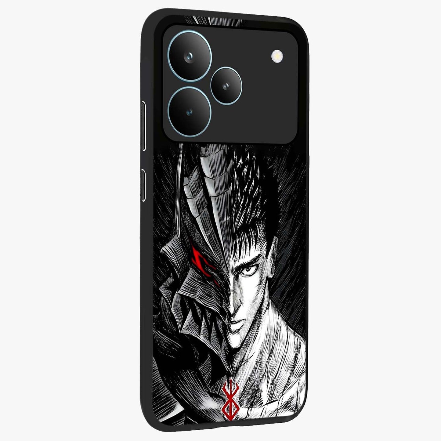 Berserker Blood Oath Glass Case upright view showcasing intense warrior aesthetic with dramatic artistic style.