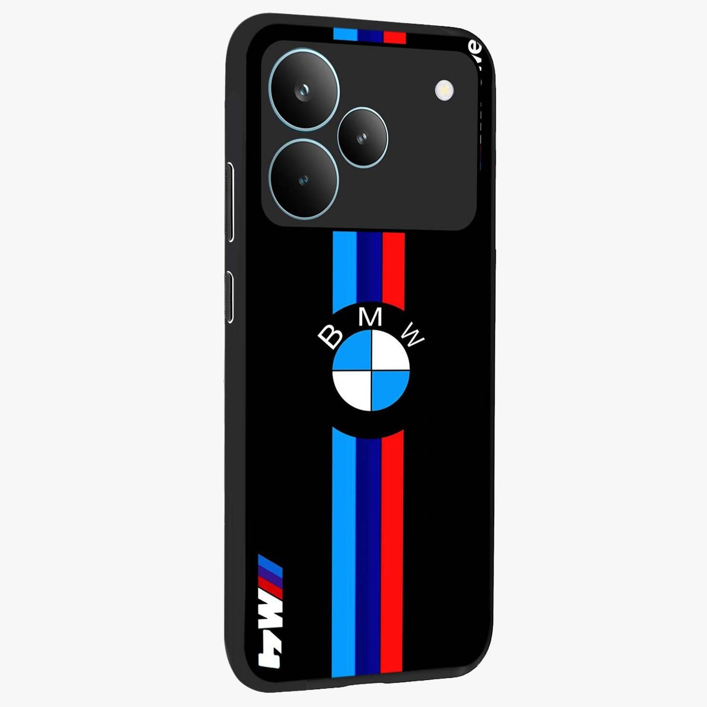 Turbo BMW Beast Glass Case upright view showcasing powerful car artwork with modern motorsport theme.
