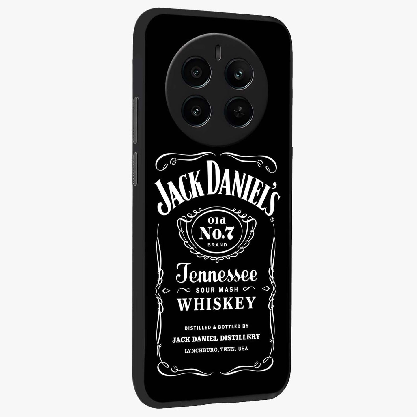 Vintage Whiskey Heritage Glass Case upright view showcasing stylish vintage whiskey artwork with timeless bar culture theme.