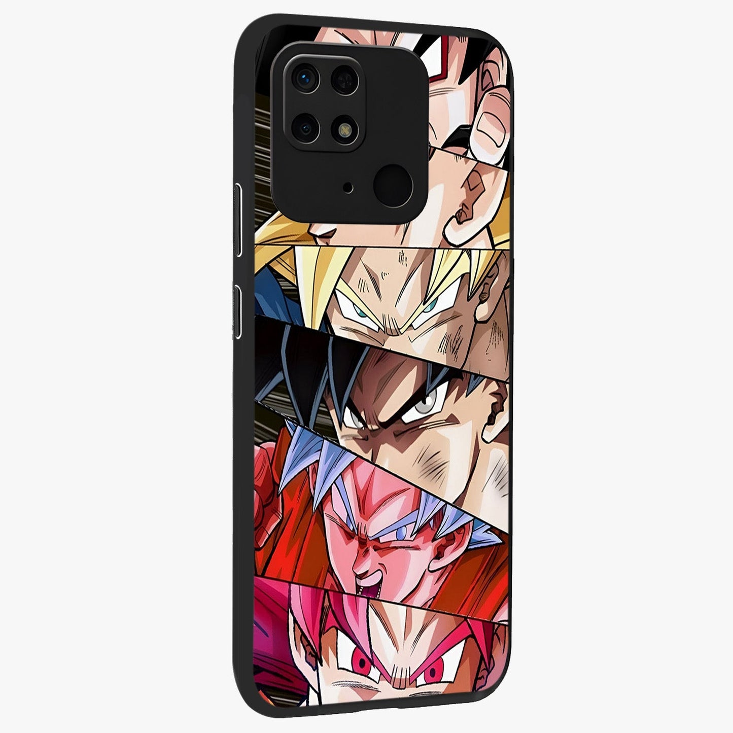 Anime Character Glass Case upright view showcasing expressive anime artwork with bold graphic style.