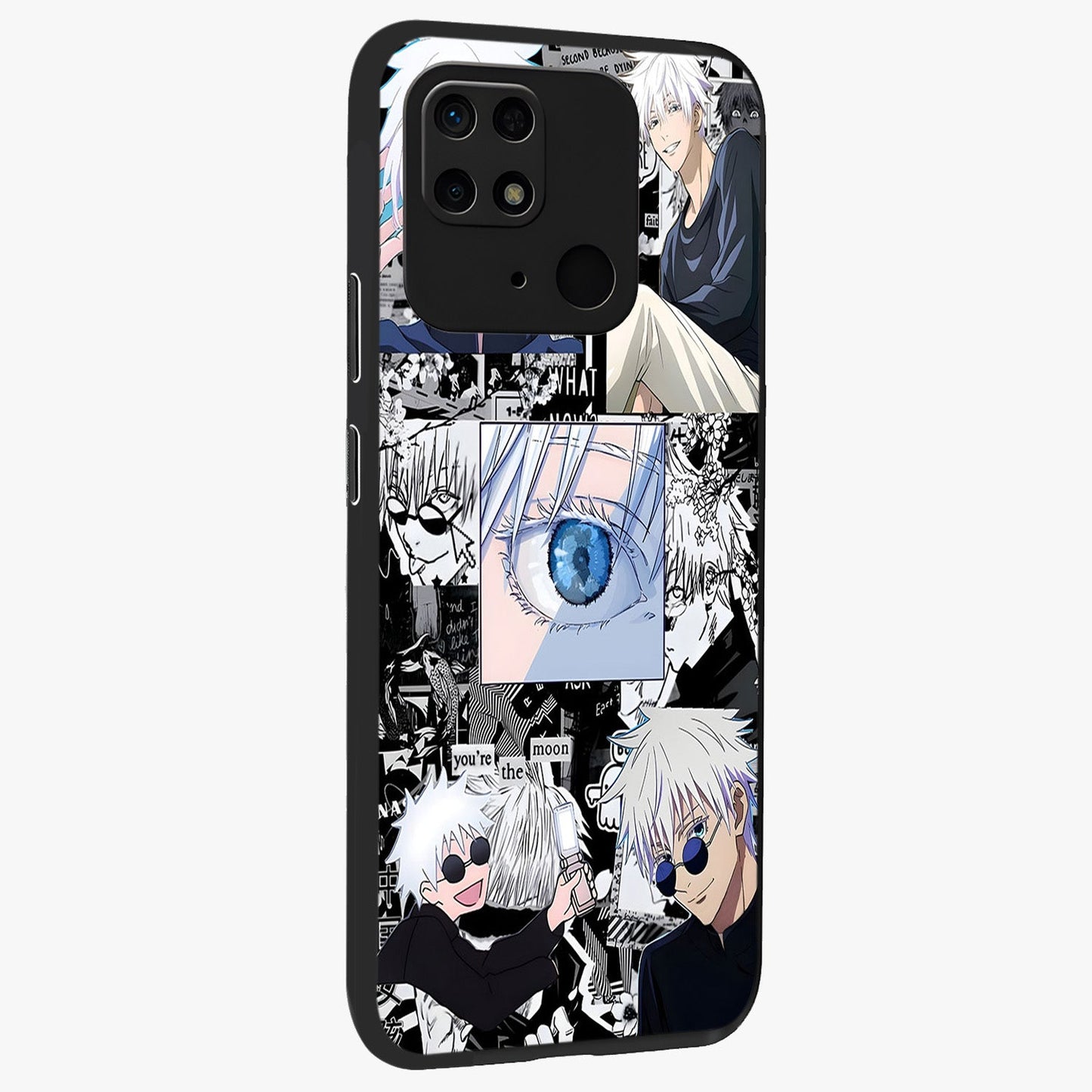 Infinity Sorcerer Chaos Glass Case upright view showcasing dramatic sorcerer artwork with chaotic mystical theme.