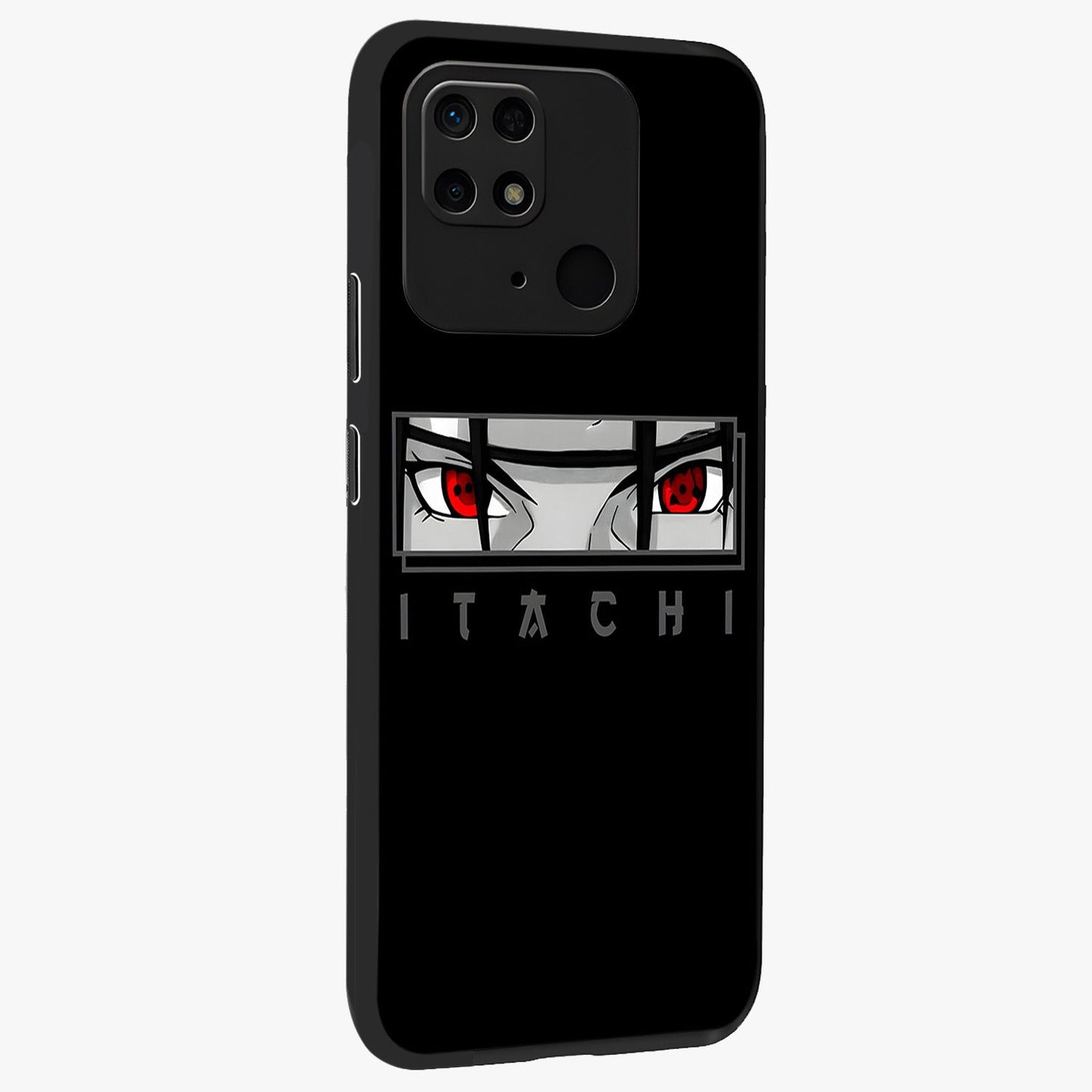 Scarlet Gaze Dominance Glass Case upright view showcasing powerful dramatic artwork with dominant artistic theme.