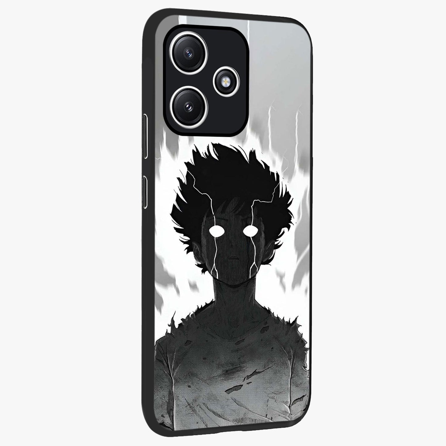 Awakened Inner Rage Glass Case upright view showcasing dramatic artwork with strong expressive aesthetic.
