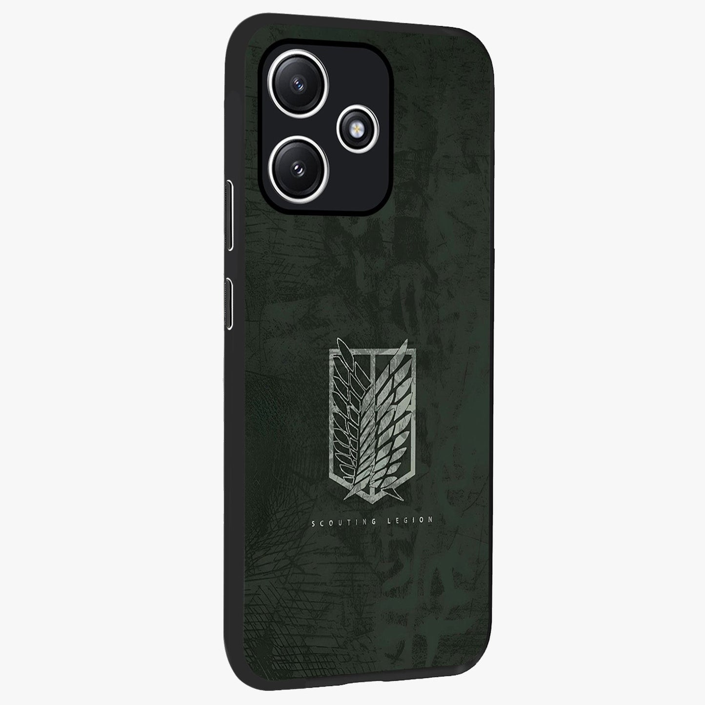 Wings Of Freedom Glass Case upright view showcasing powerful wings artwork with freedom themed design.