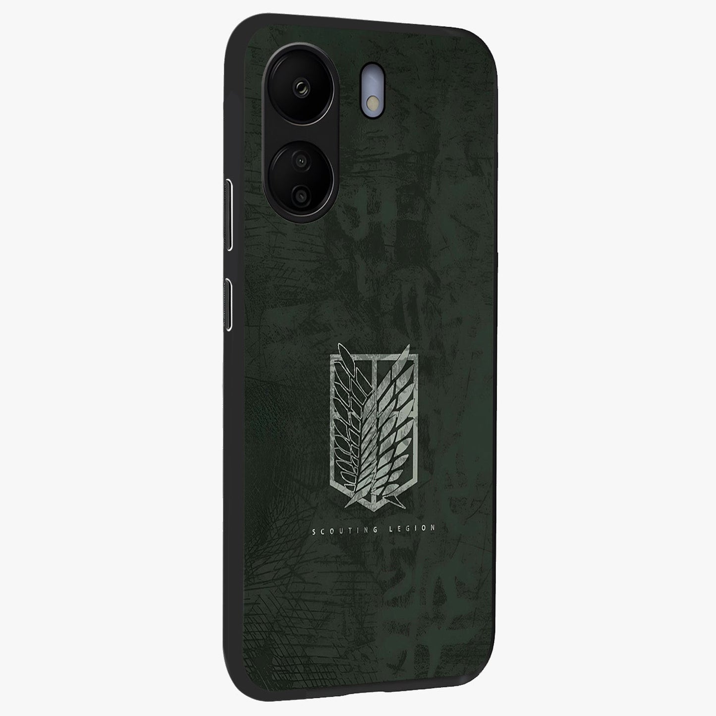 Wings Of Freedom Glass Case upright view showcasing powerful wings artwork with freedom themed design.