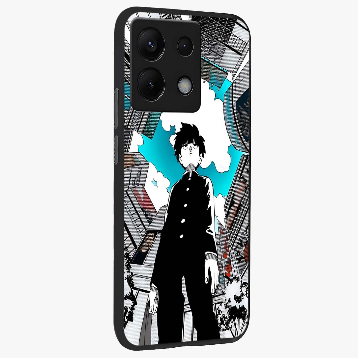 Silent Psychic Awakening Glass Case upright view showcasing symbolic psychic artwork with mysterious mystical theme.