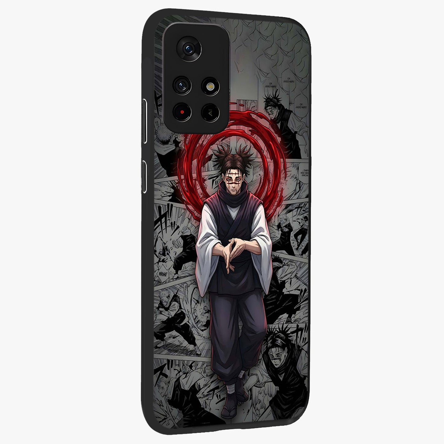 Cursed Ritual Ascension Glass Case upright view showcasing powerful ascension artwork with dark fantasy theme.