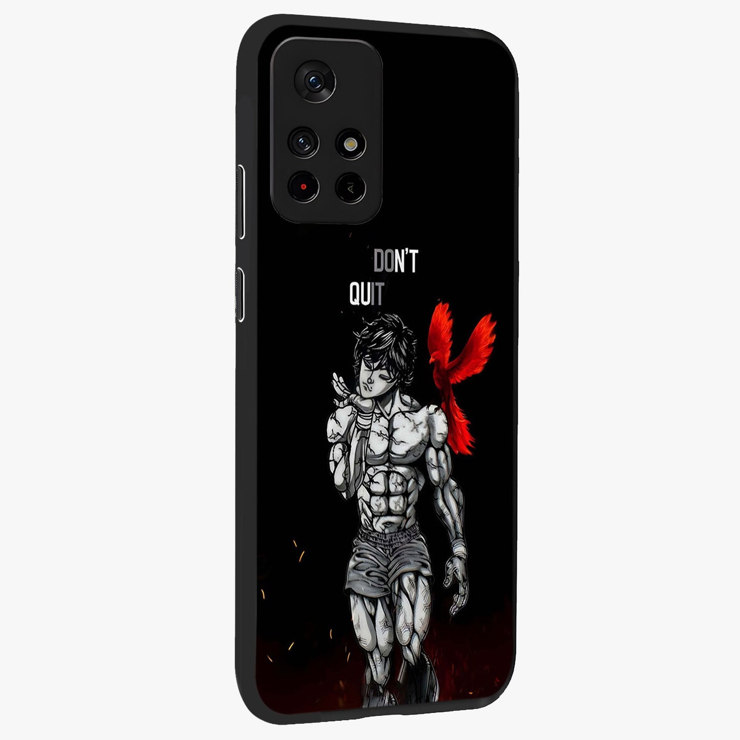 Rise Beyond Limits Glass Case upright view showcasing powerful inspirational artwork with uplifting theme.