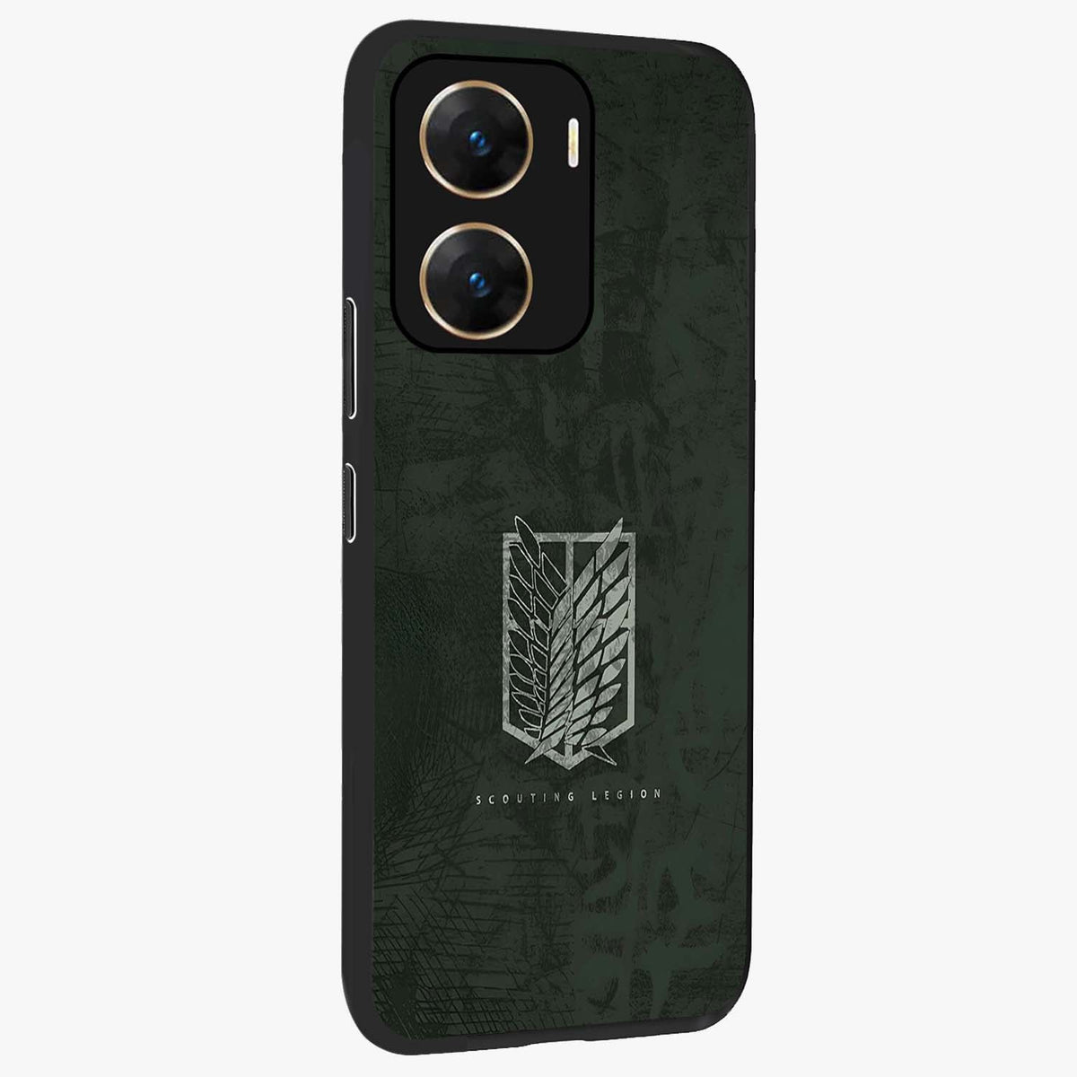 Wings Of Freedom Glass Case upright view showcasing powerful wings artwork with freedom themed design.