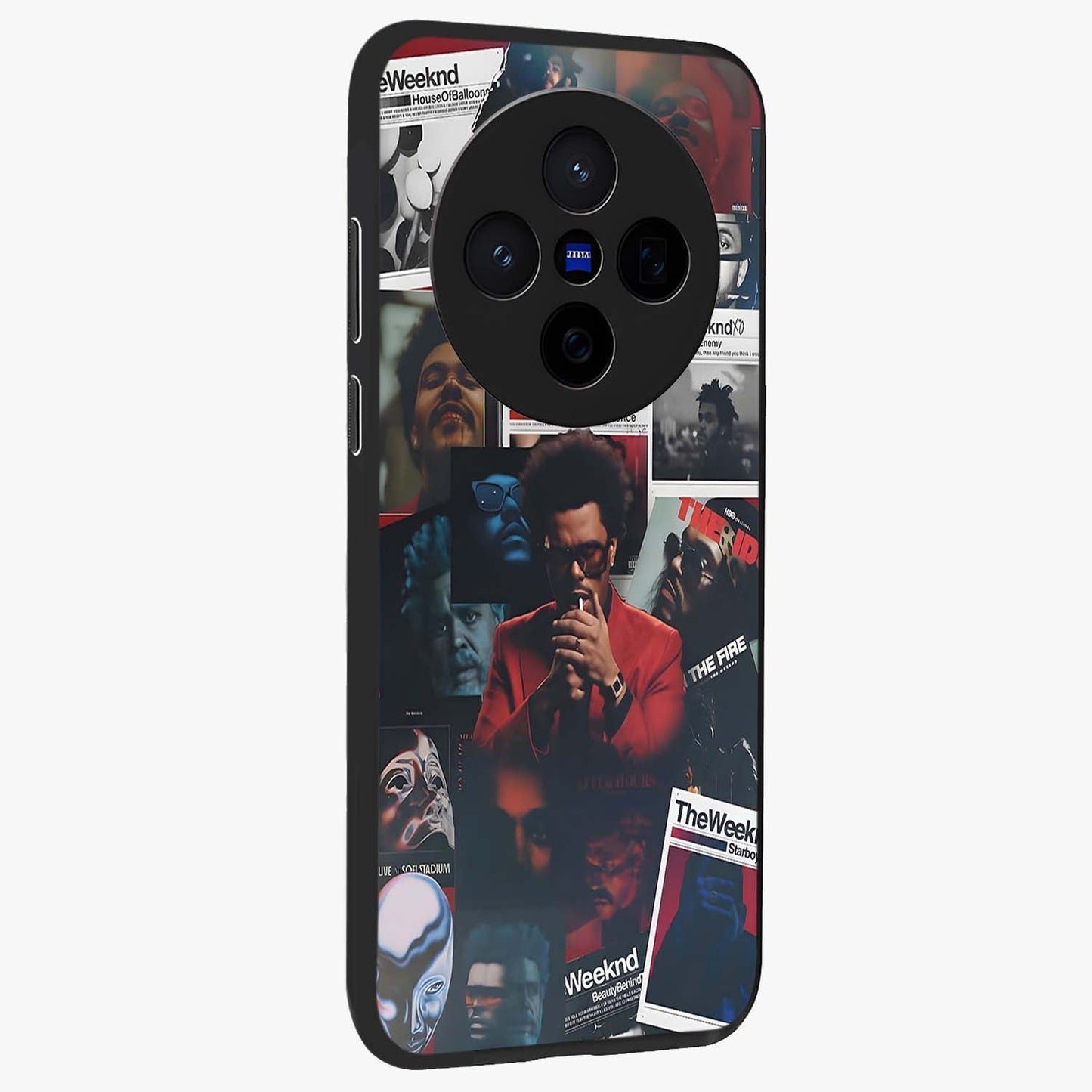 The Weeknd Glass Case upright view showcasing bold music themed artwork with contemporary artistic style.