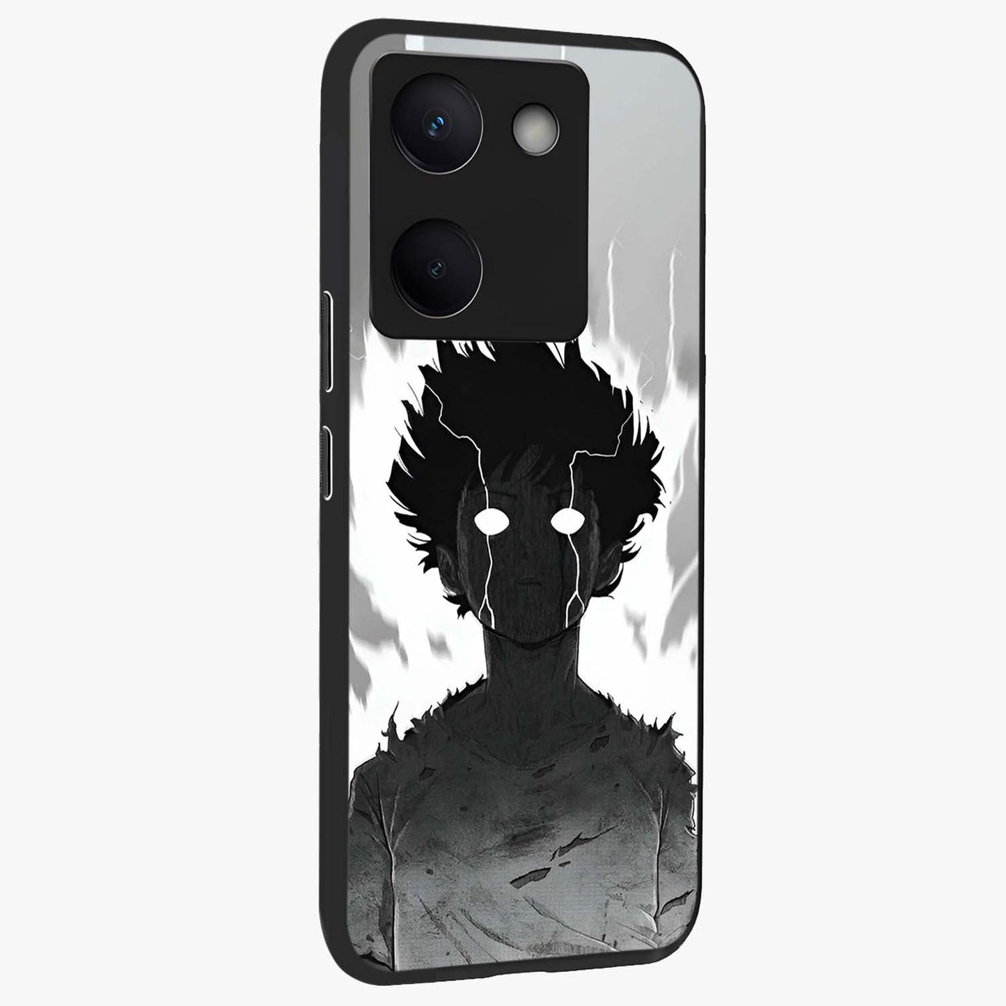 Awakened Inner Rage Glass Case upright view showcasing dramatic artwork with strong expressive aesthetic.