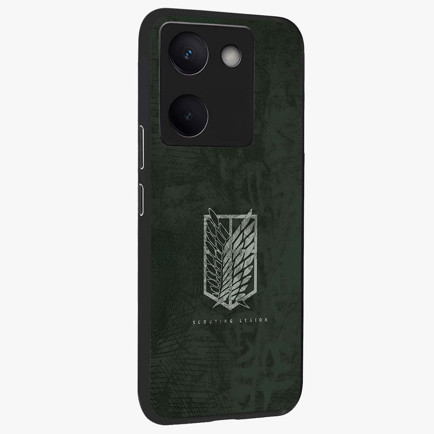 Wings Of Freedom Glass Case upright view showcasing powerful wings artwork with freedom themed design.