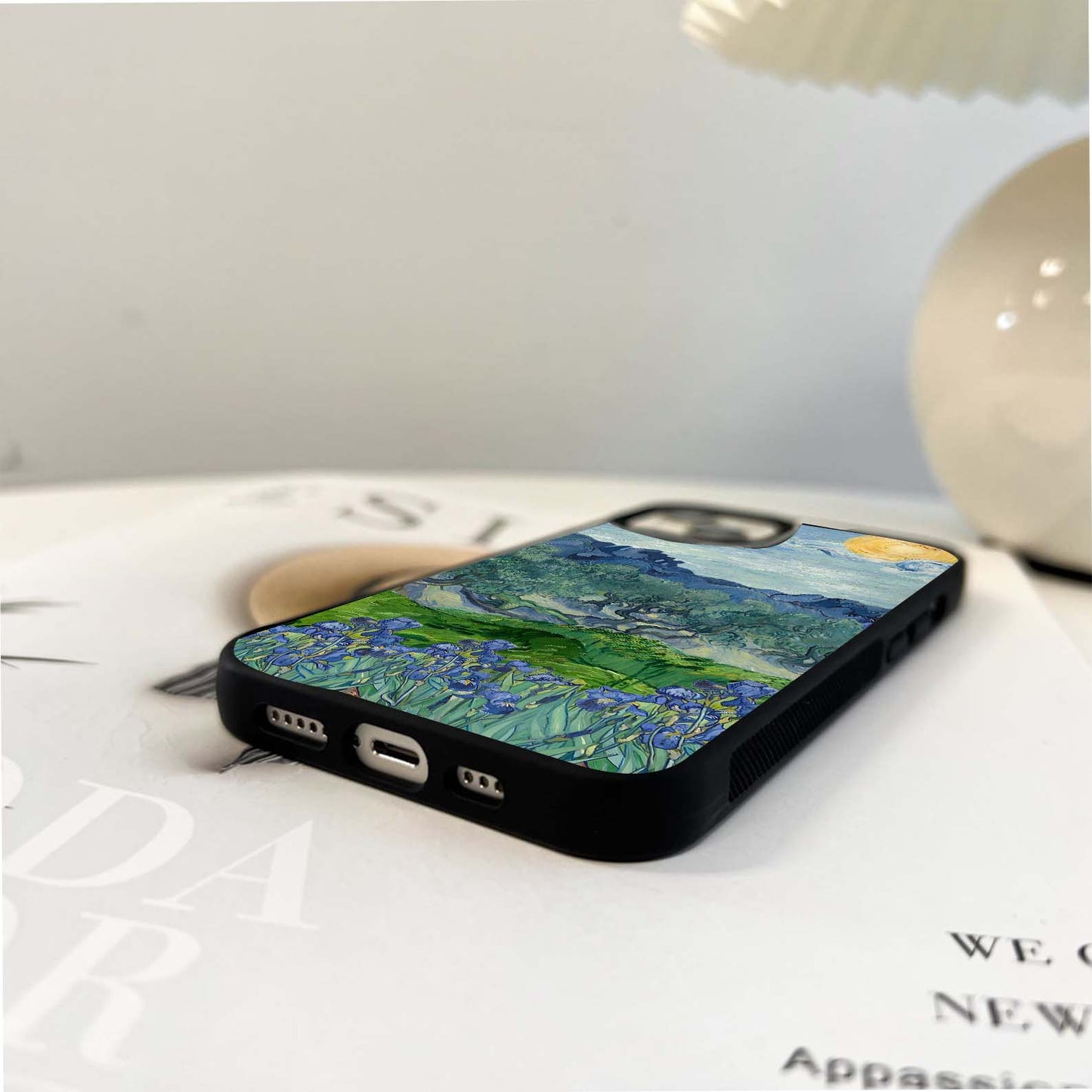 Soft Shore Sunset Glass Case