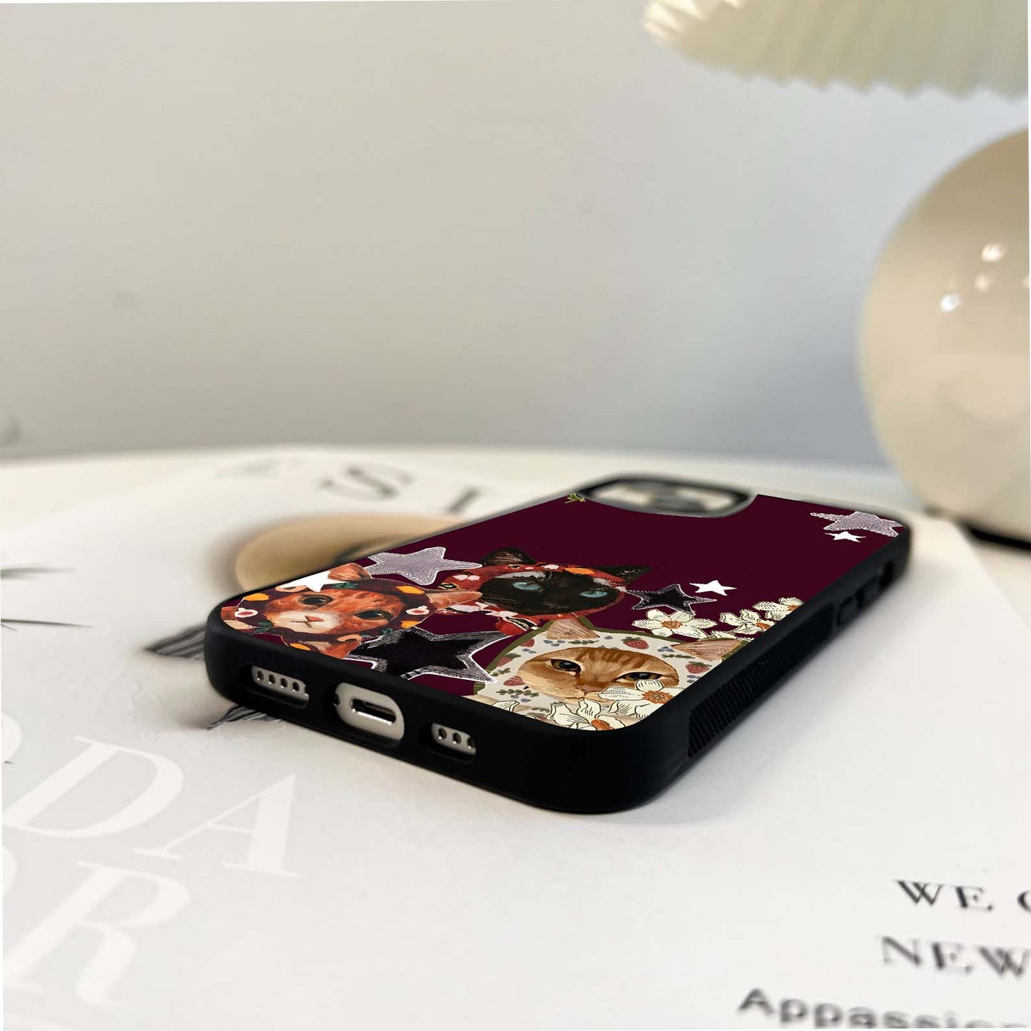 Cats Sister Glass Case