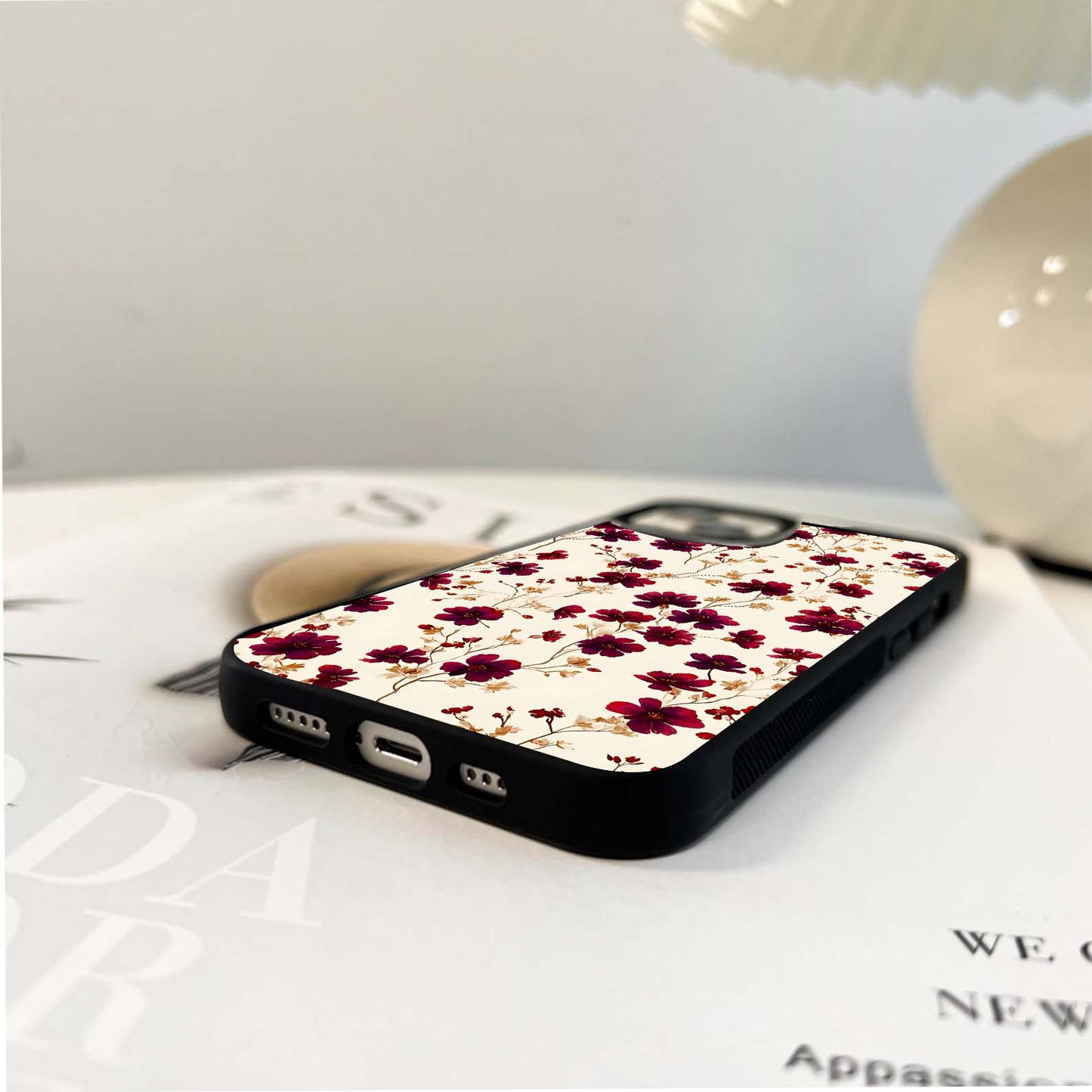 Dark Romance Garden Glass Case