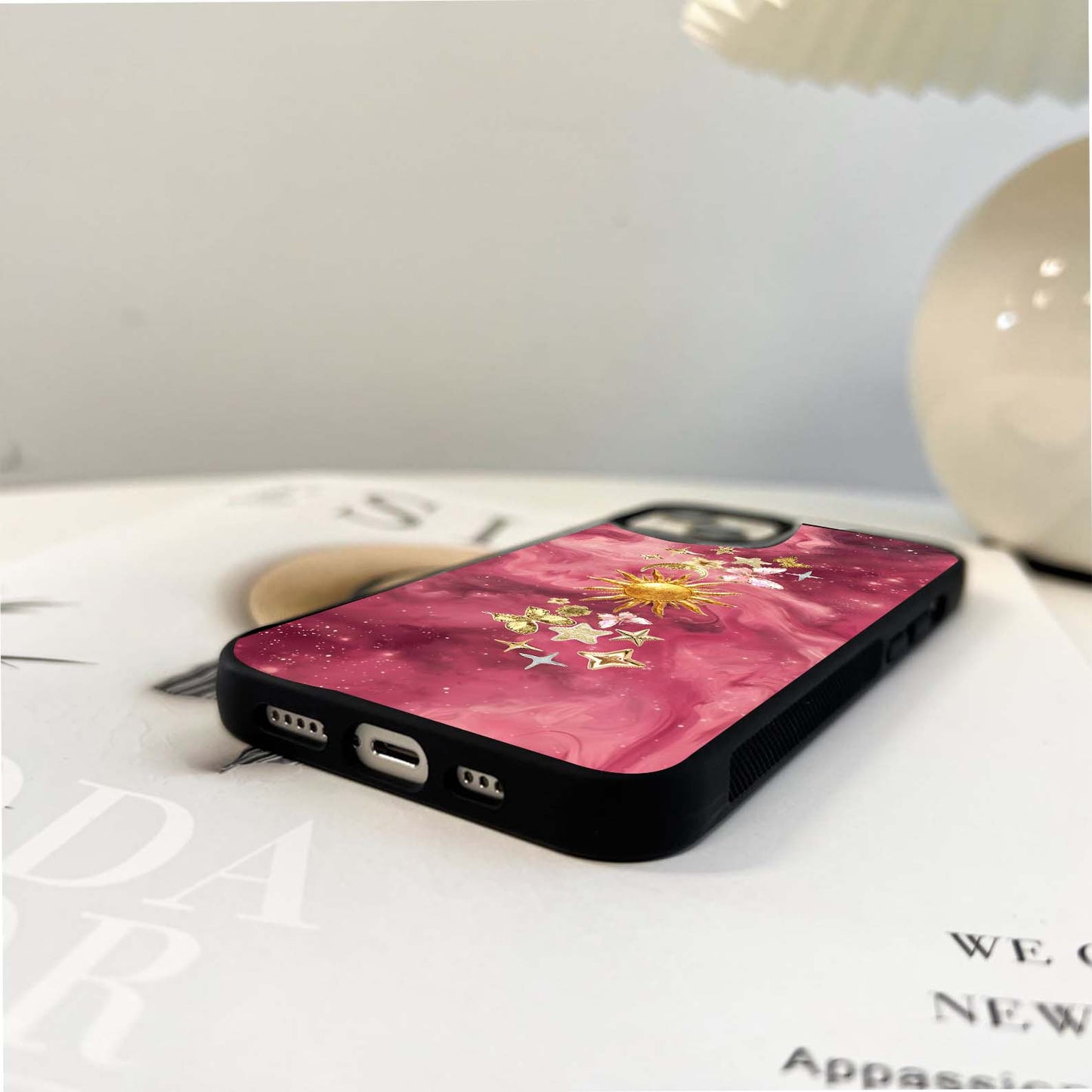 Zen Pink Sun Glass Case