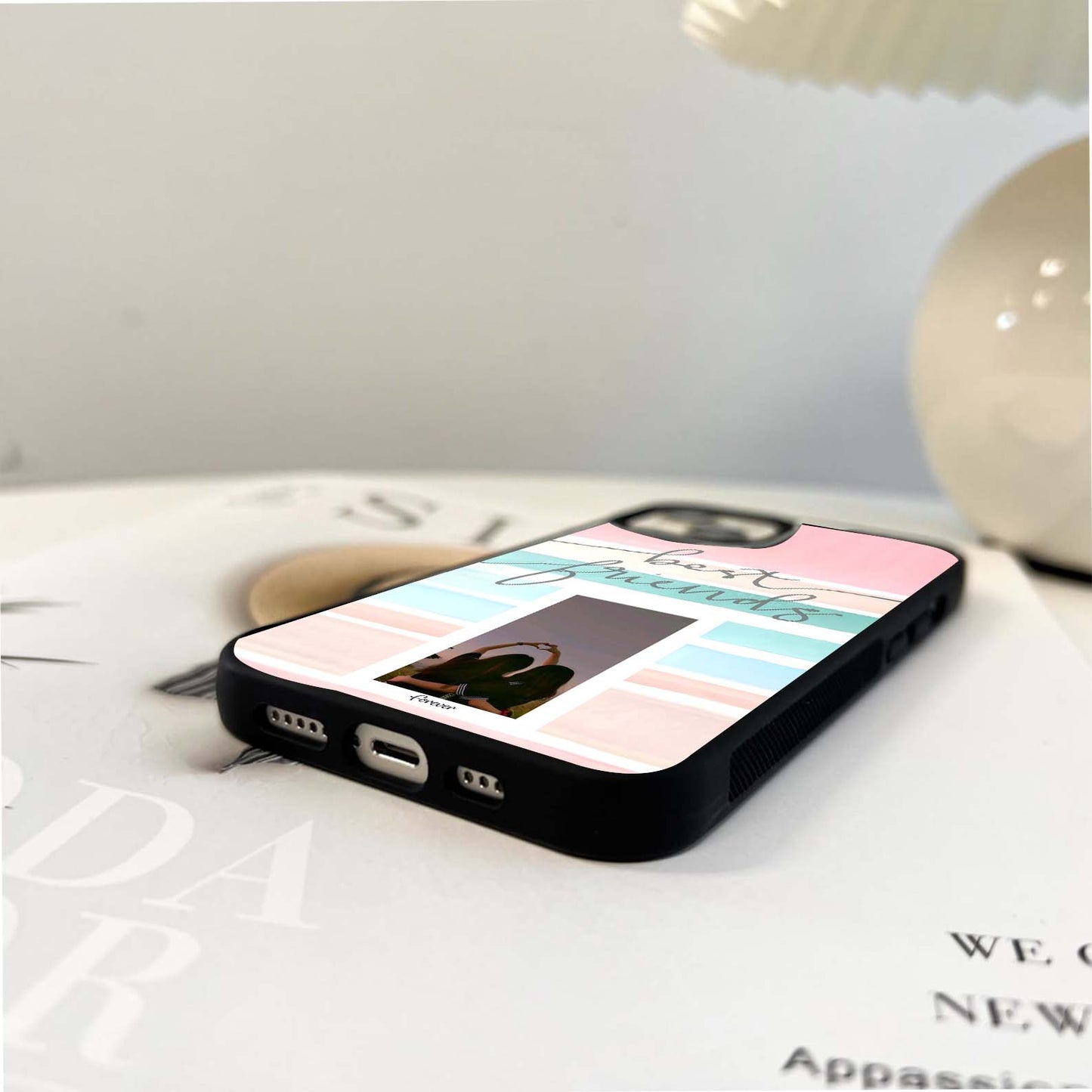 Custom Friend Forever Glass Case