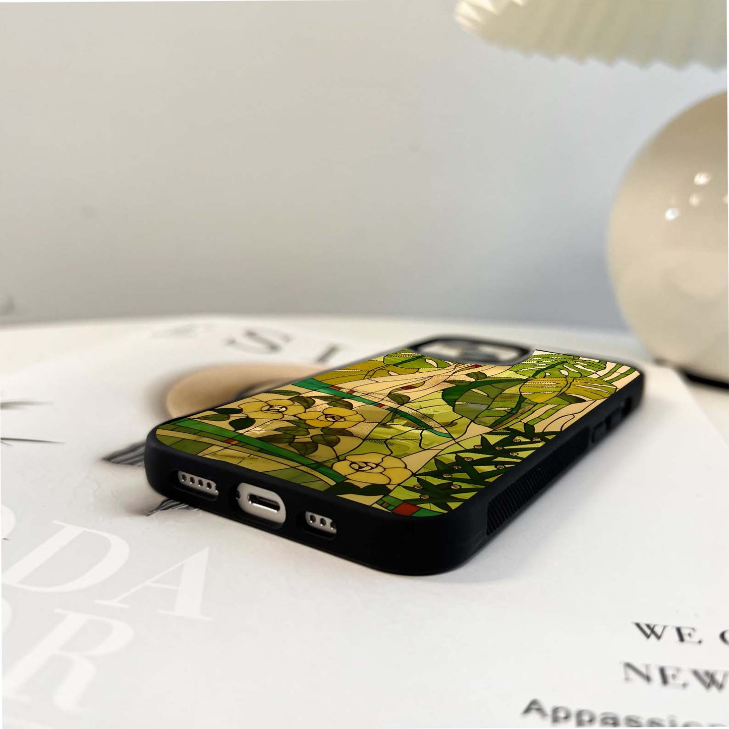 Leaf Whisper Glass Case