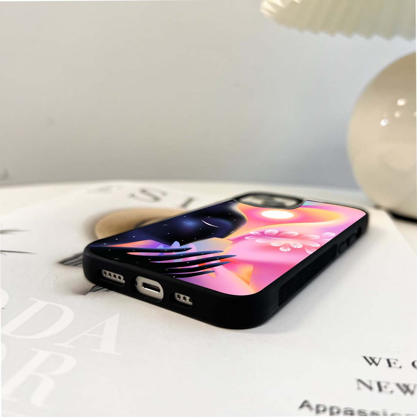 Soulbound Cosmic Touch Glass Case