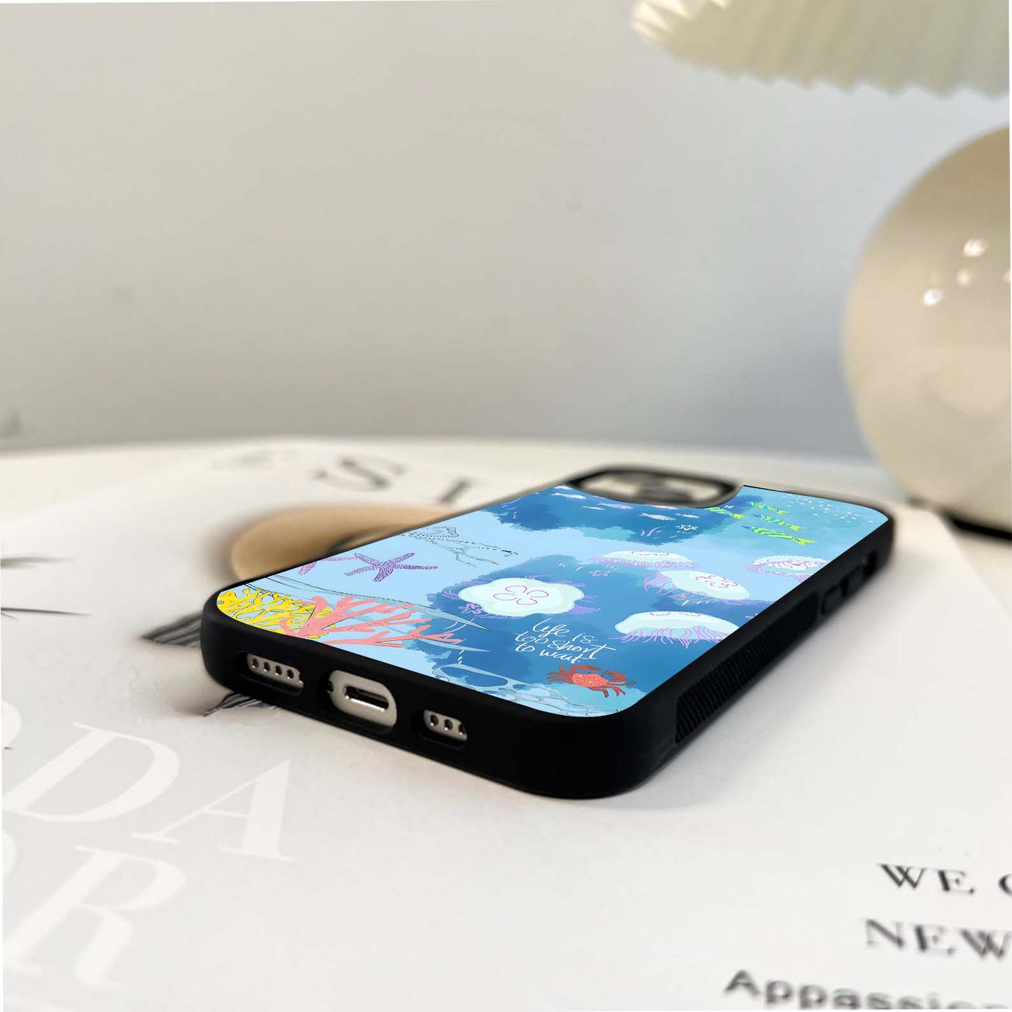 Ocean Doodle Reef Glass Case