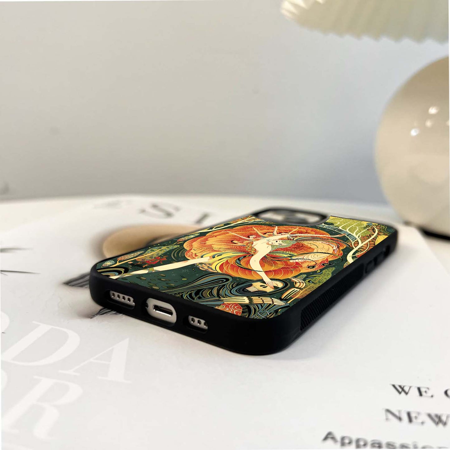 Rebirth Flame Dance Glass Case