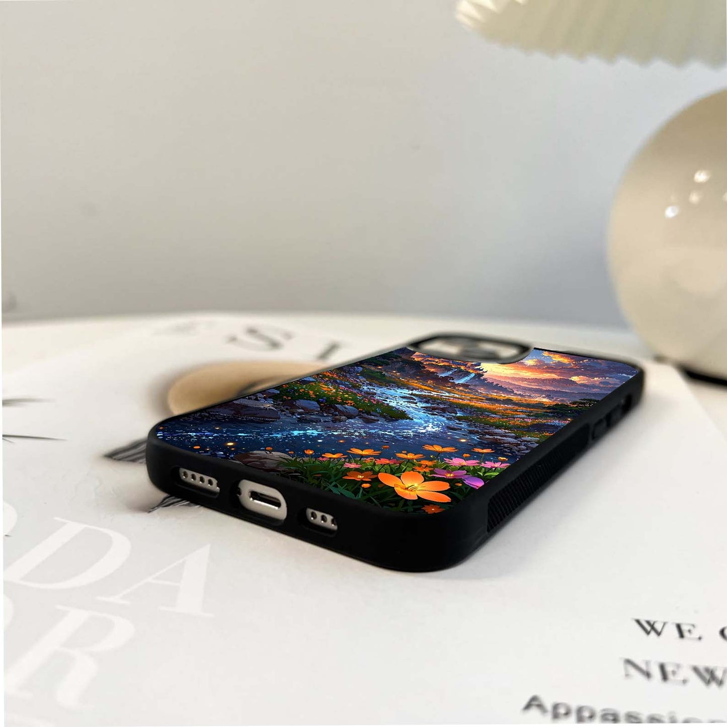 Enchanted Sunset Valley Glass Case