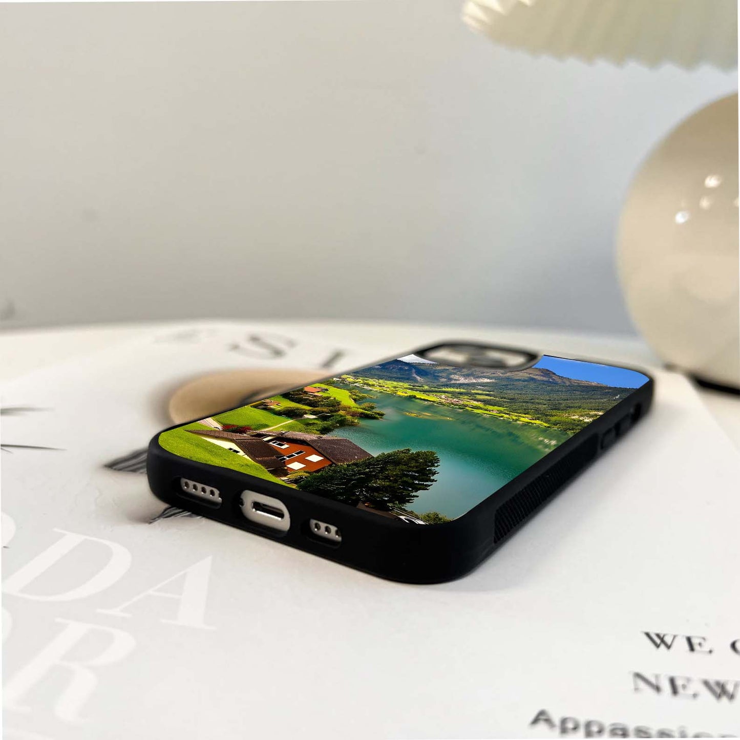 Peaceful Valley View Glass Case