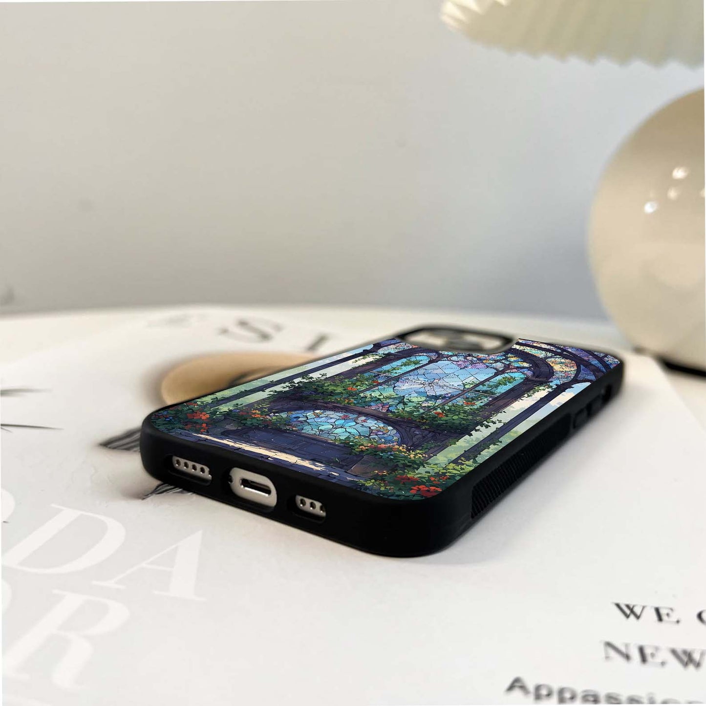 Crystal Bloom Window Glass Case