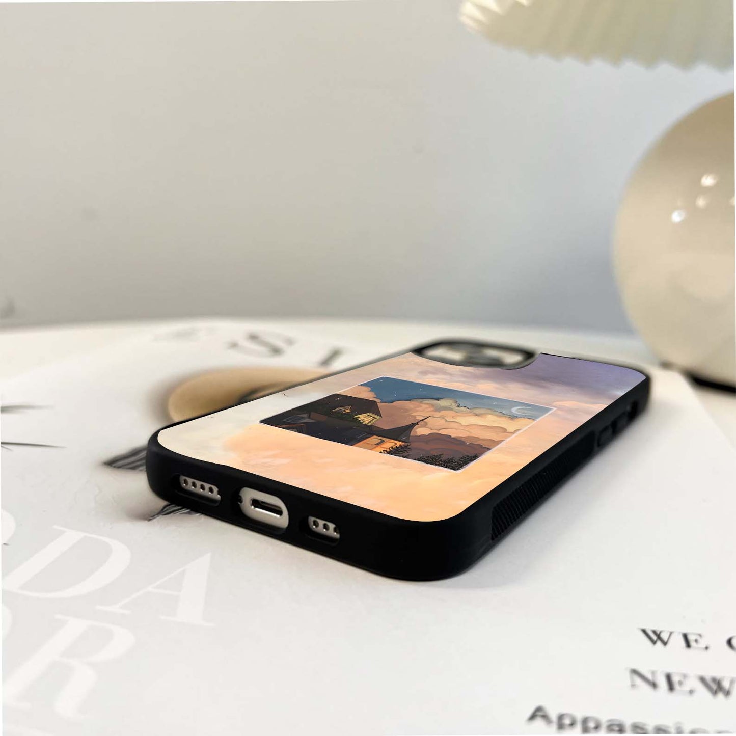 Floating Through Glass Case