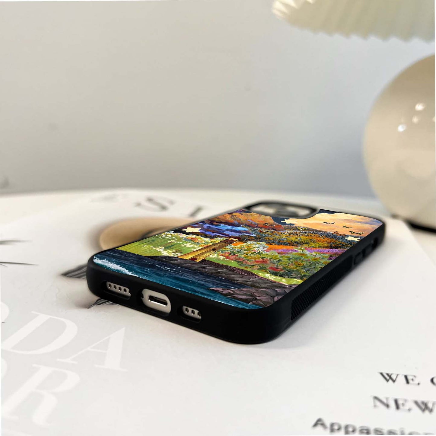 Twilight Bloom Escape Glass Case