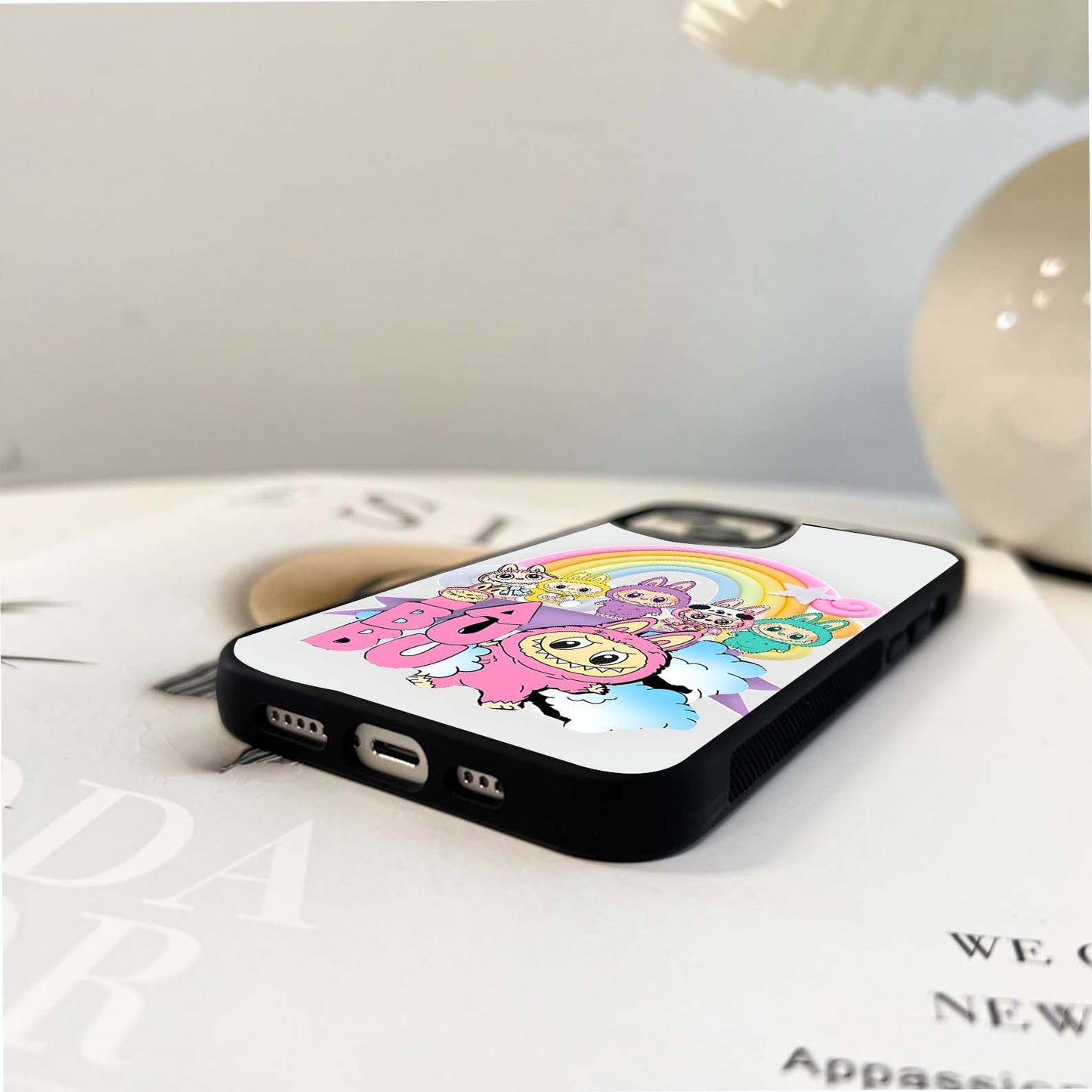 Glow Ear Gang Labubu Glass Case