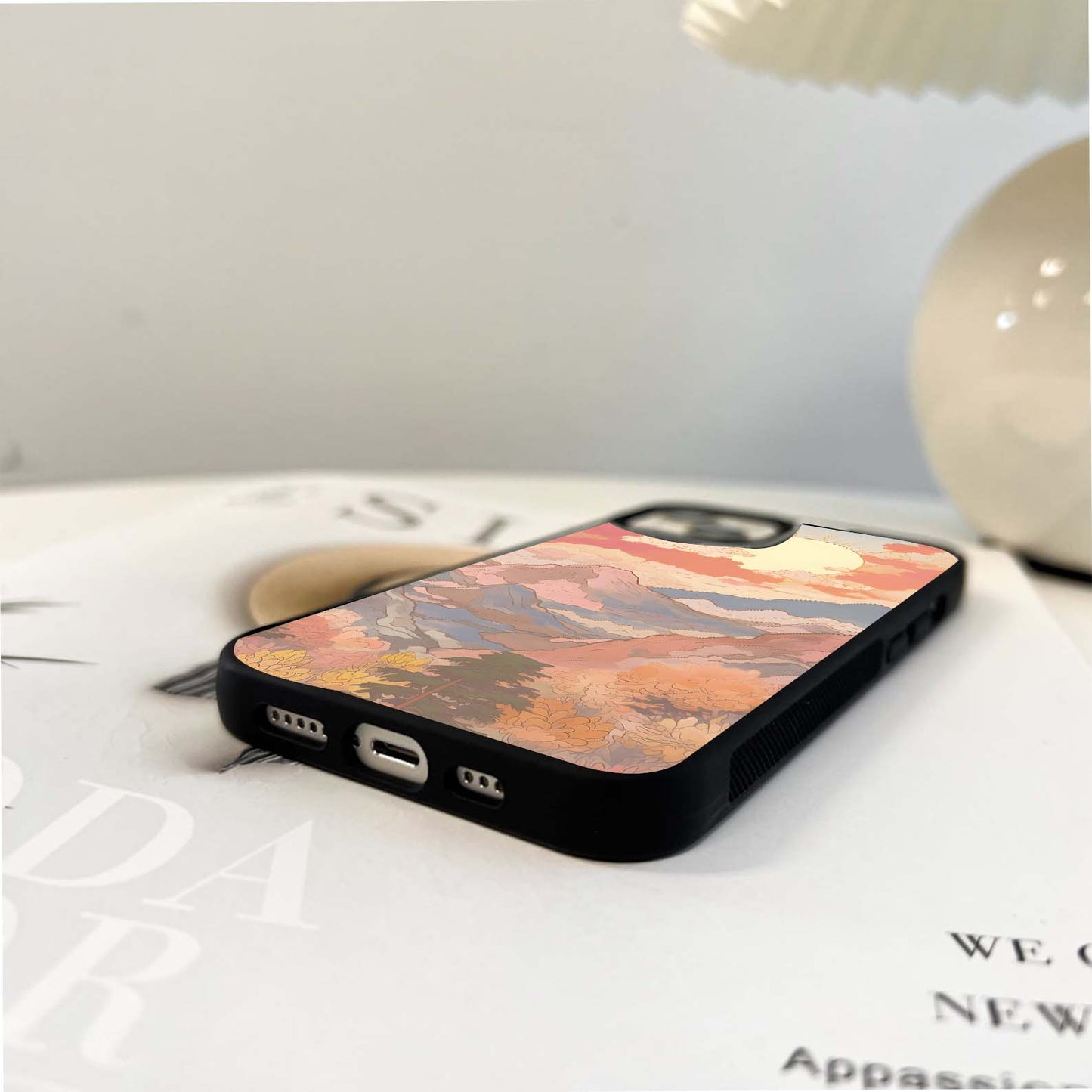 Blush Mountain Rise Glass Case