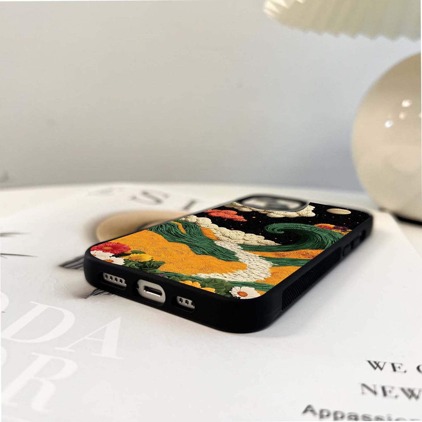 Illusion Greece Scenery Glass Case