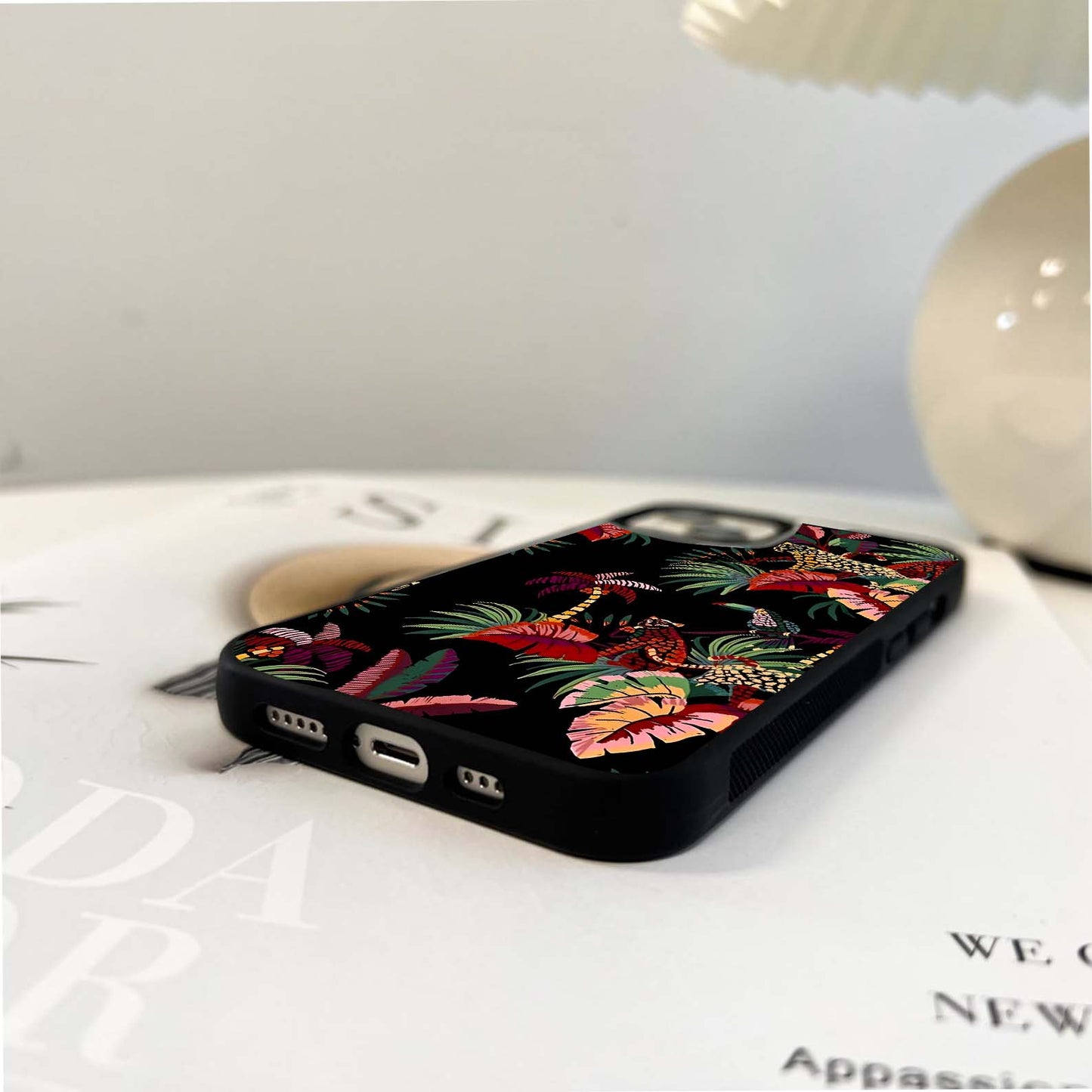 Tropical Jungle Night Glass Case