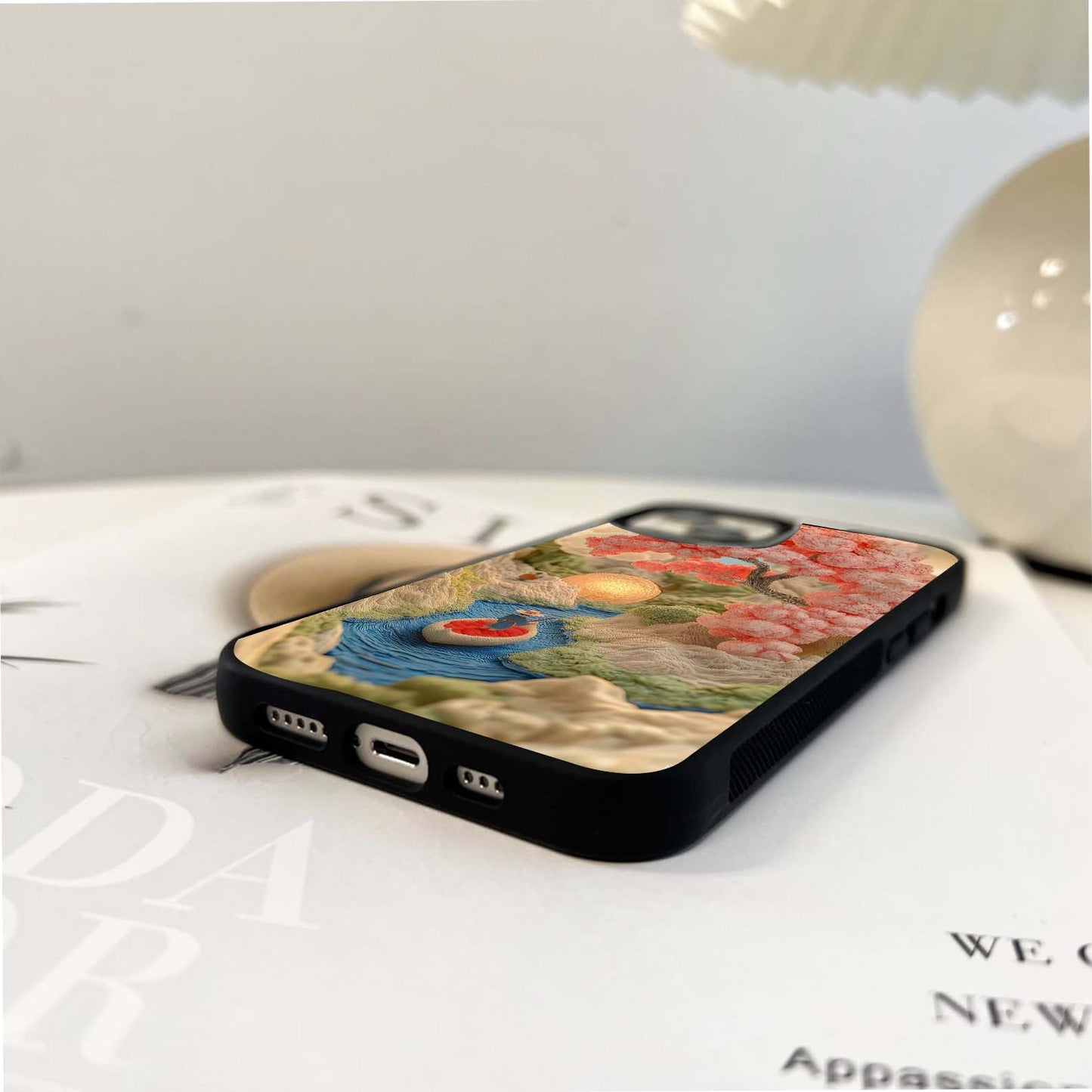 Moonflower Magic Sky Glass Case