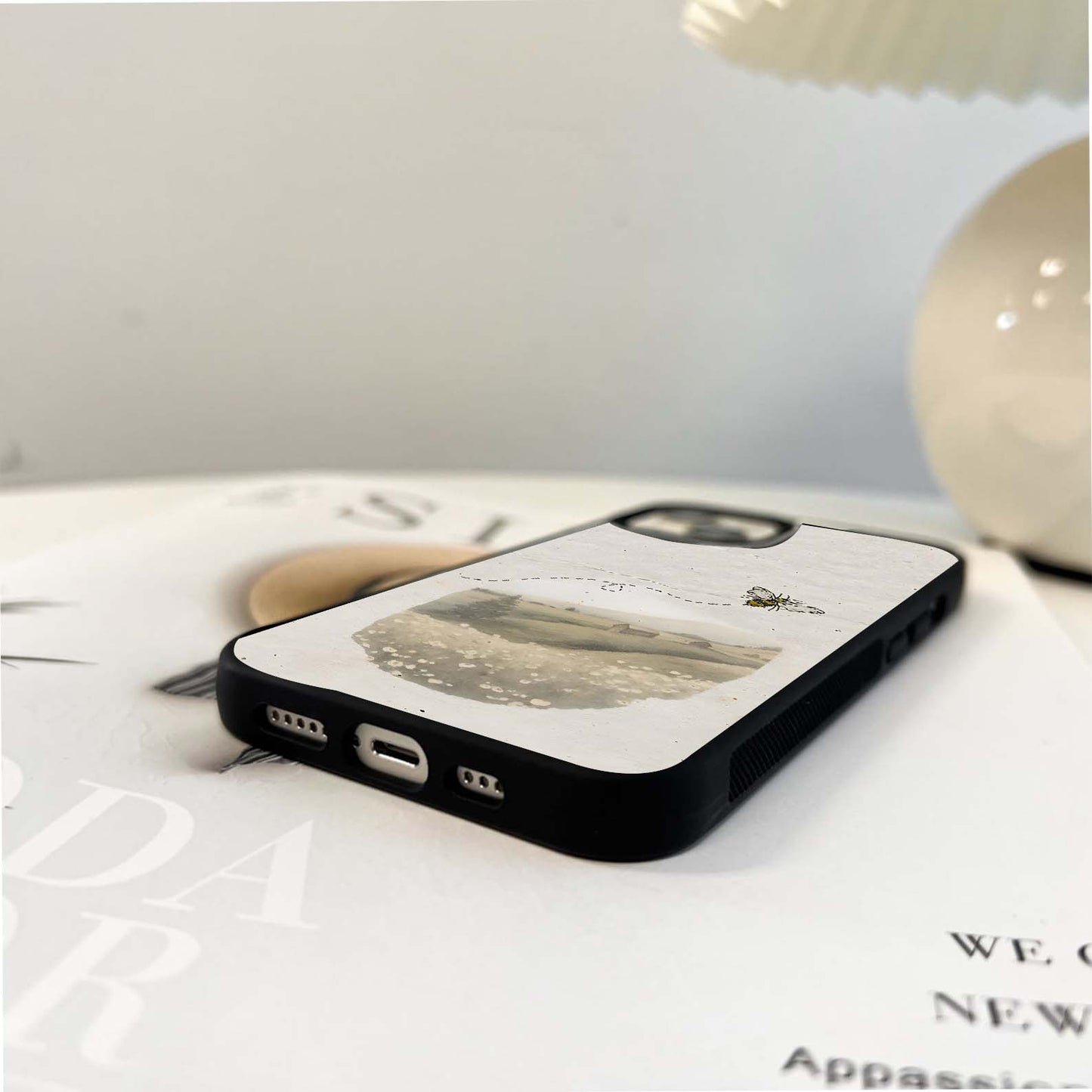 Lockscreen Bean Glass Case