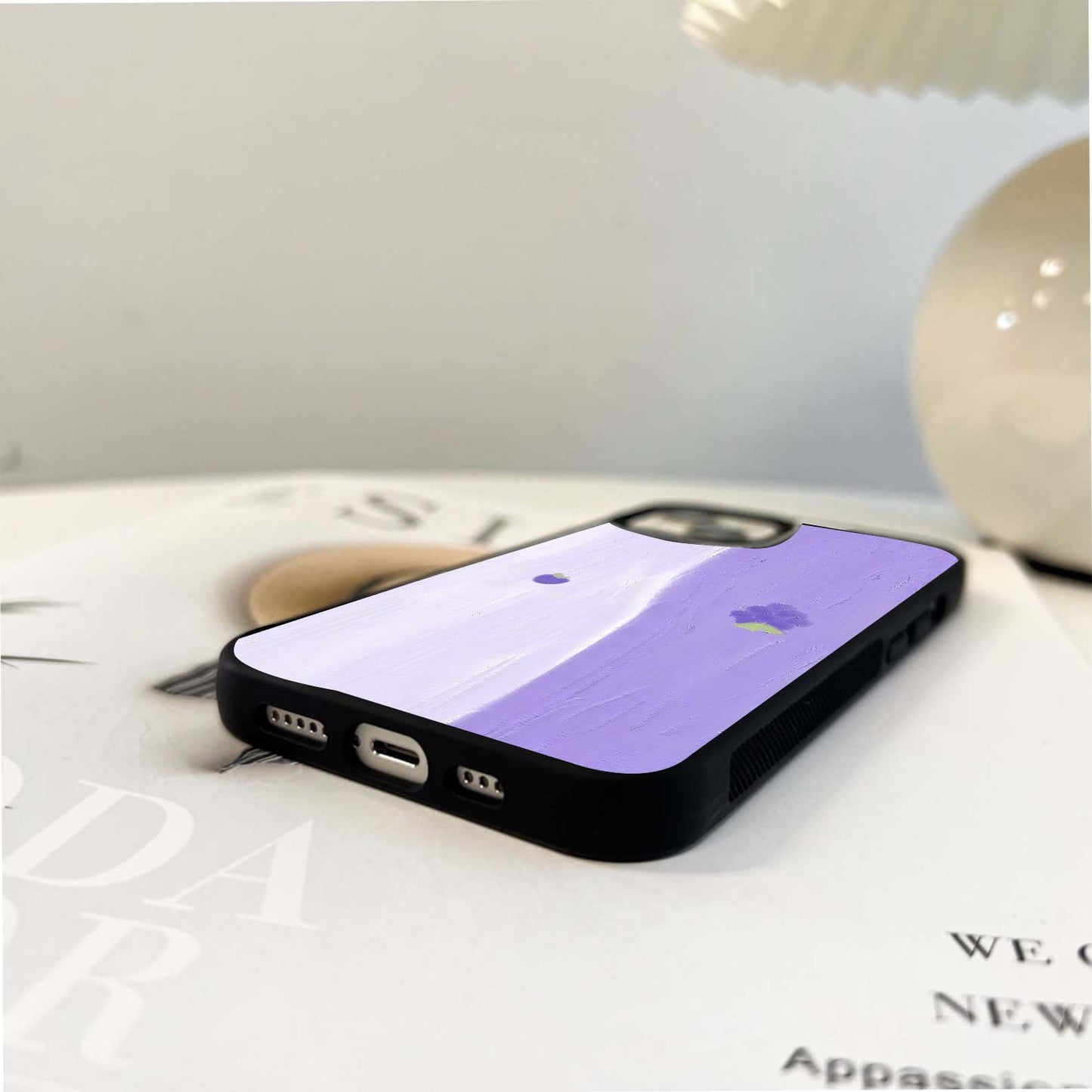 Grape Blush Delight Glass Case