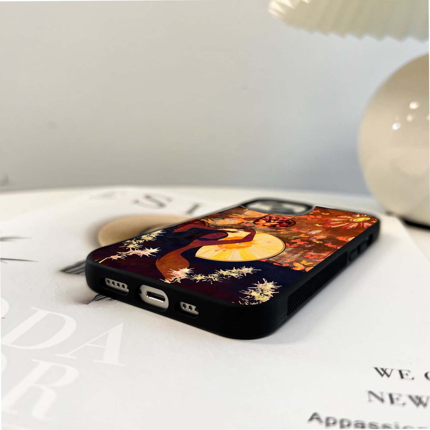 Radiant Citrus Dance Glass Case