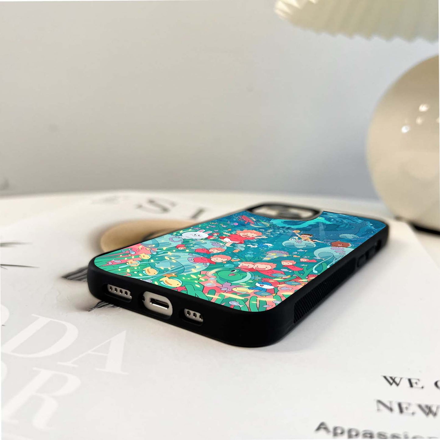 Underwater Friends Fun Glass Case