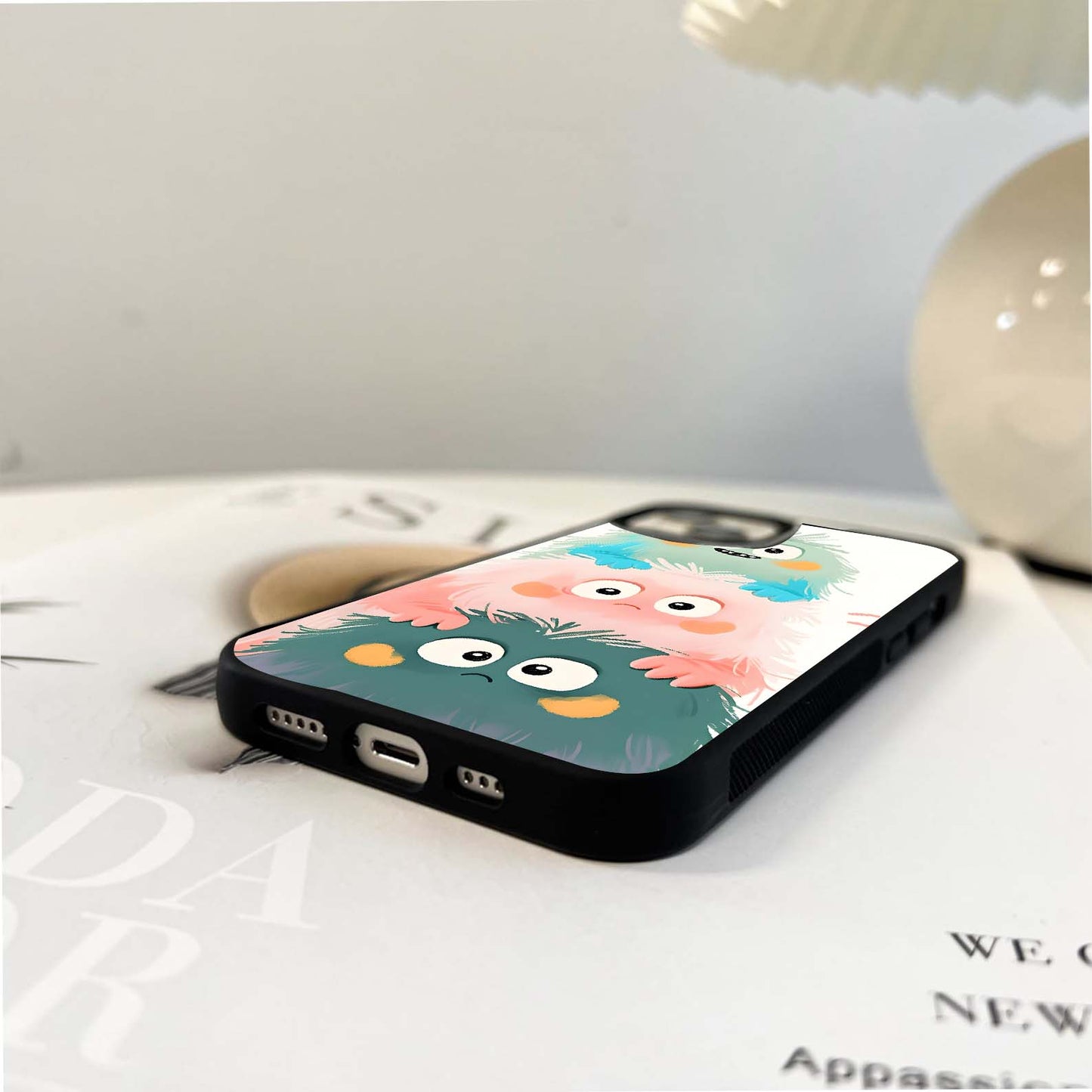 Stacked Fluff Glass Case