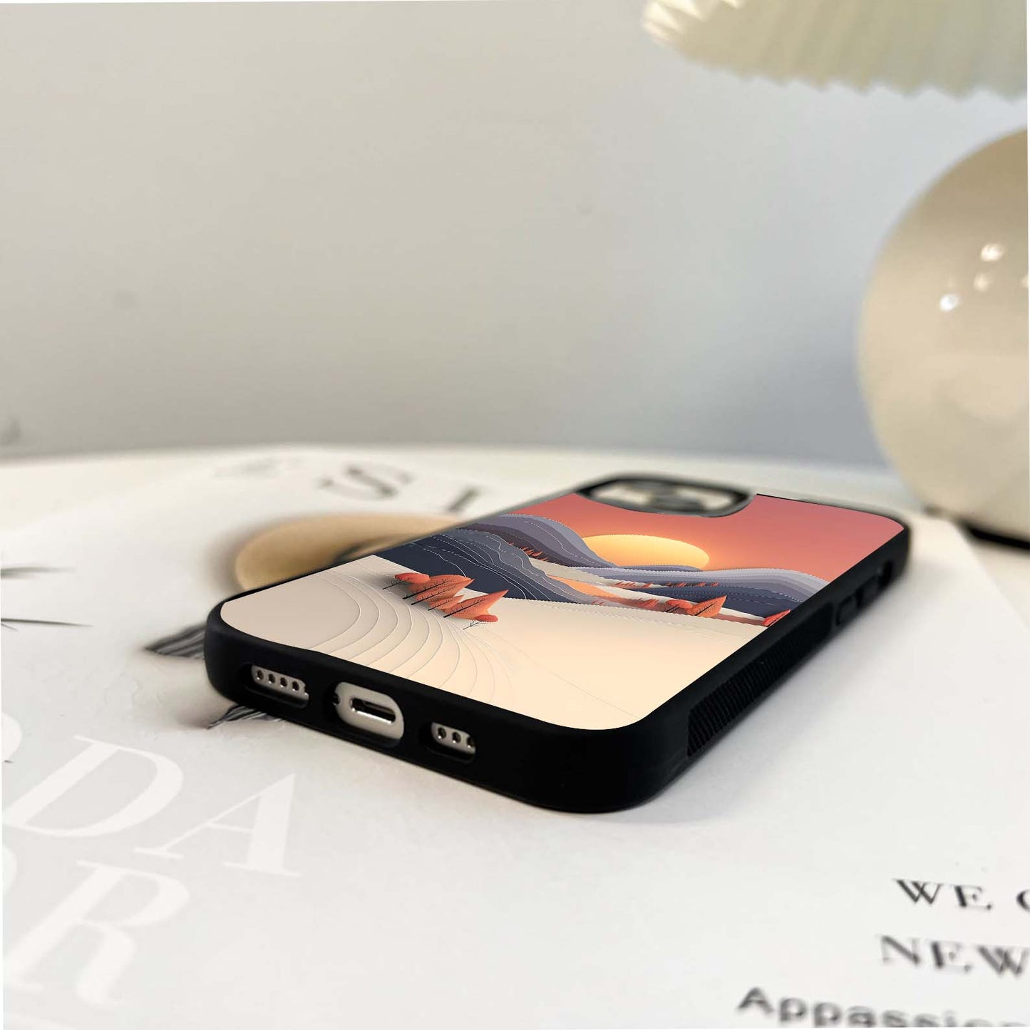 Abstracto Sunrise Glass Case