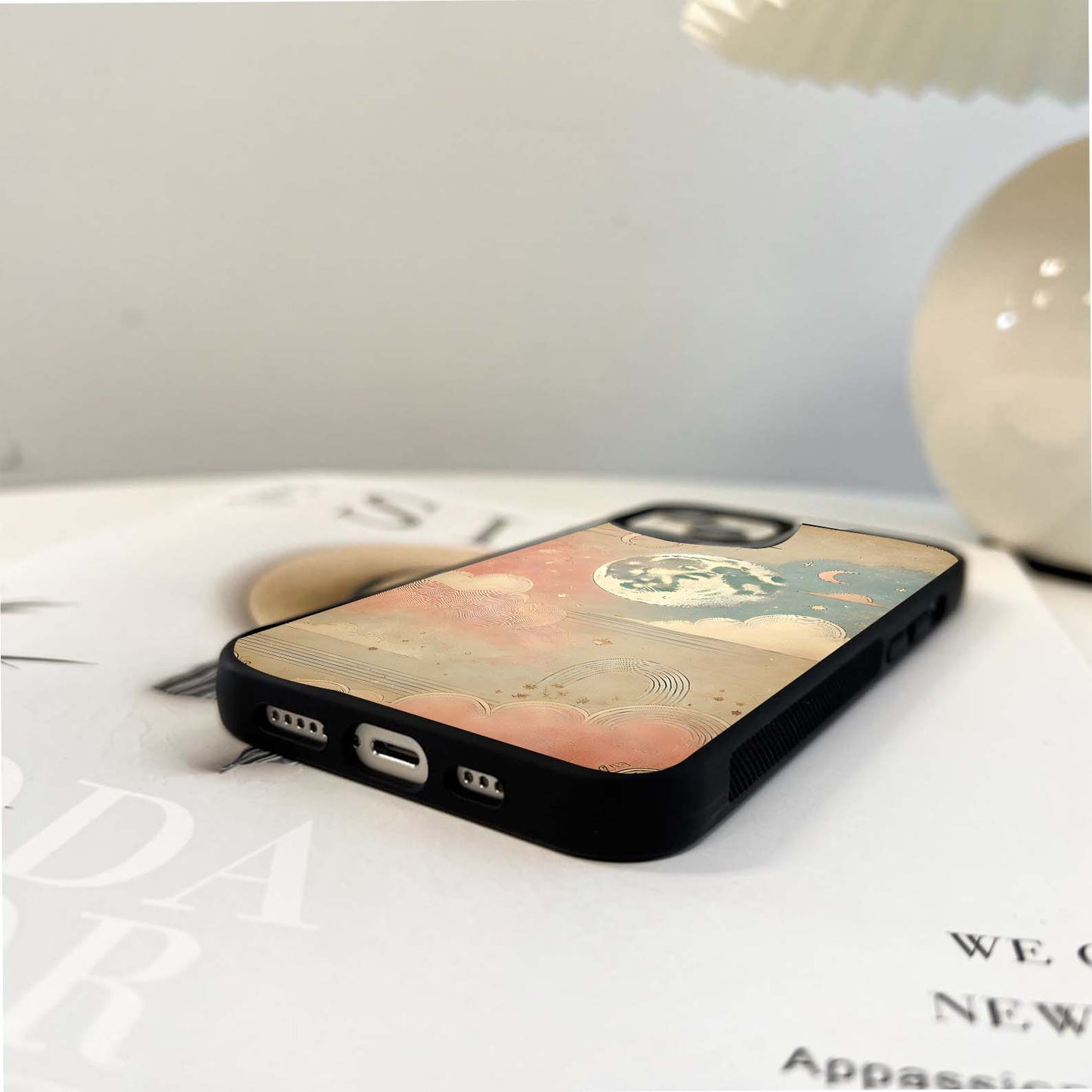 Patina Shinig Moon Glass Case