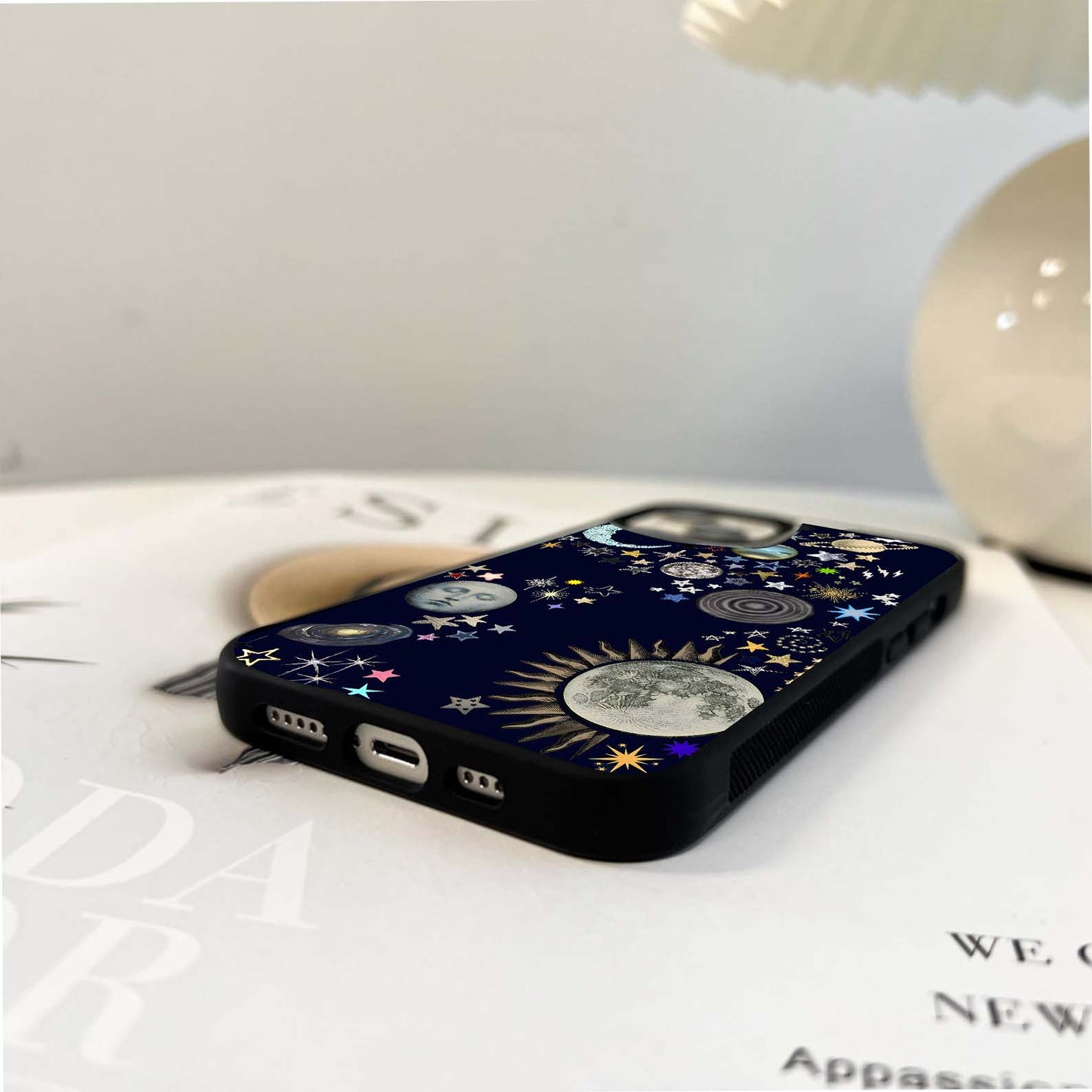 Dark Universe Pattern Glass Case