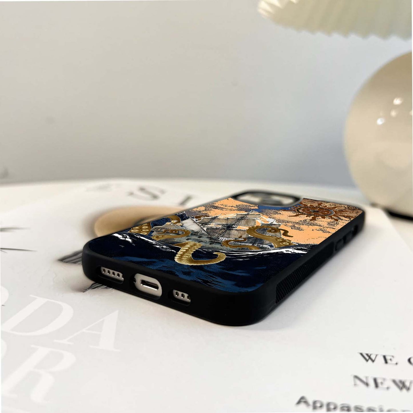 Aesthetic Moodboard Ocean Glass Case