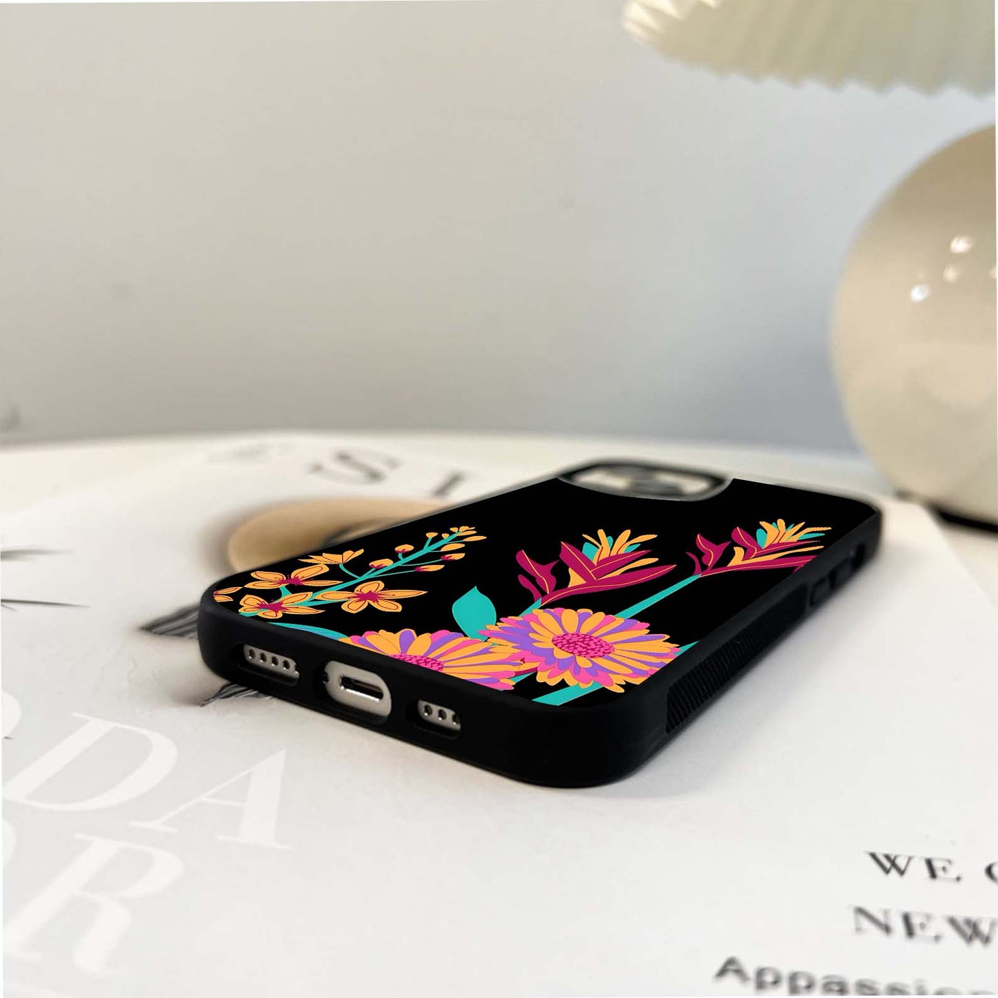 Tropical Garden Glow Glass Case