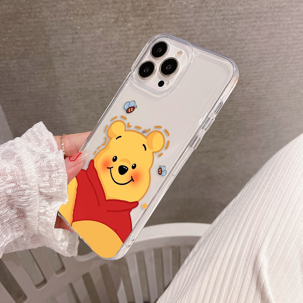 Happy Pooh Clear Silicon Cover