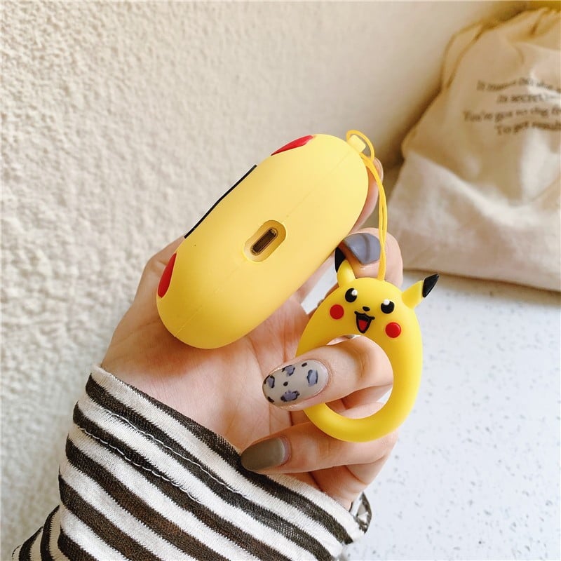PIKACHU SILICONE AIRPODS CASE COVER FOR 1/2, 3 AND AIRPODS PRO