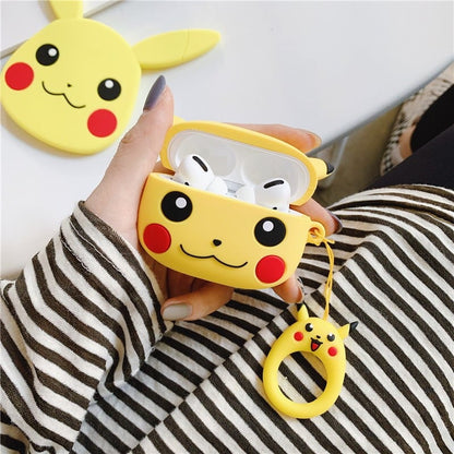 PIKACHU SILICONE AIRPODS CASE COVER FOR 1/2, 3 AND AIRPODS PRO